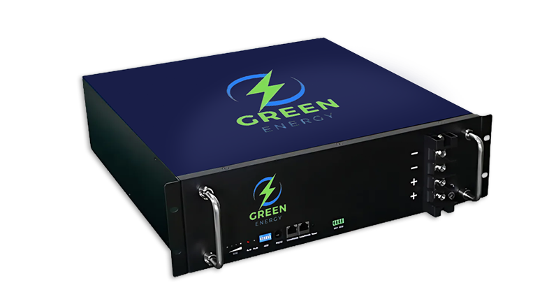 Telecom lithium battery backup system rack module